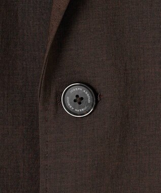 JOSEPH ABBOUD クールビズ【キングサイズ・洗える/軽量/清涼/ストレッチ】ハイツイストドライストレッチ ジャケット ダークブラウン系
