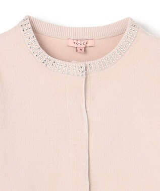 TOCCA MIDNIGHT VELVET ニットジャケット アイボリー系