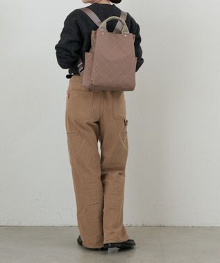 russet ナイロンジャガード2ハンドルリュックサック(SF-220) Mocha