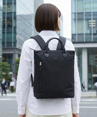 Atelier nuu RAIZON トートリュックエアリー ブラック