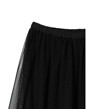 AMERICAN HOLIC ティアードチュールスカート Black