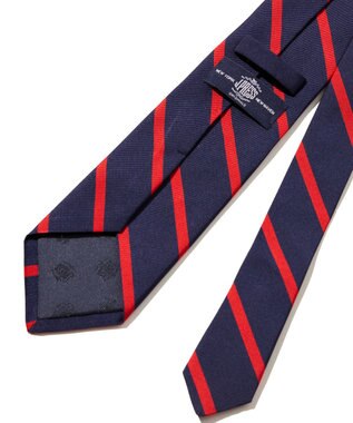 J.PRESS MEN 【J.PRESS ORIGINALS】Silk W-rep Regimental Tie / Japan Made ネイビー系1