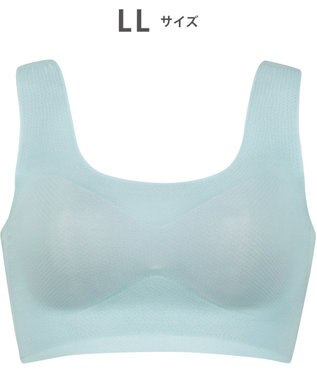 WACOAL 【GOCOCi ゴコチ】 ノンワイヤーブラ ベタつきにくく乾きやすい 通気性がよい 立体的なバストシルエット ブラトップ ハーフトップ レディース CGG571 /ワコール サックス