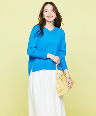 UNFILO BEAUTY FORM JERSEY コクーン スカート ホワイト