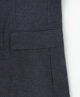 JOSEPH ABBOUD 【キングサイズ・洗える/速乾/防しわ/軽量/ストレッチ/JAPANファブリック】コンフォータブルレース ジャケット ネイビー系