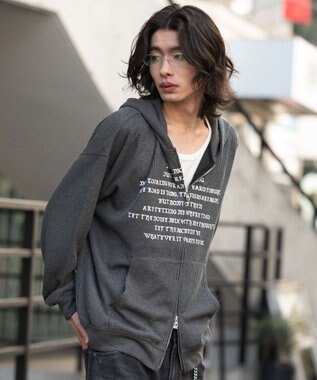 WEGO 【ユニセックス着用ITEM】メッシュZIPパーカー ブラックその他