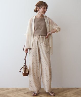 AMERICAN HOLIC アソートギャザー柄パンツ【WEB限定カラー・サイズ有り】 Dot