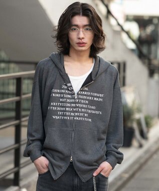 WEGO 【ユニセックス着用ITEM】メッシュZIPパーカー ブラックその他