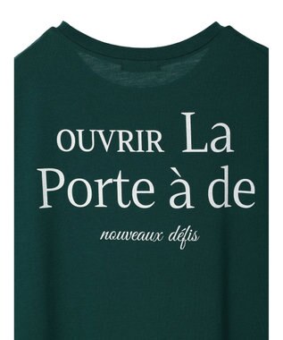 earth music&ecology バックロゴティアードワンピース Green