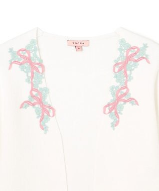 TOCCA 【キャンセル分販売！】【洗える】FLORAL MELODY ボレロ アイボリー系