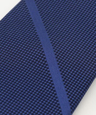 J.PRESS MEN ジオメトリック ストライプネクタイ ネイビー系1