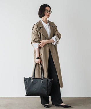 russet ＜15インチPC収納可能＞お仕事トートバッグ(CE-1517) Black