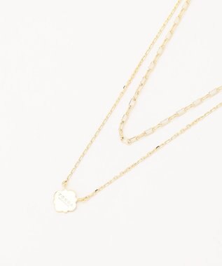 TOCCA LOGO CLOVER LAYERED NECKLACE ネックレス ゴールド系