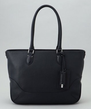 GOTAIRIKU 日本製【PELLE MORBIDA】2WAY シュリンクレザートートバッグ ネイビー系