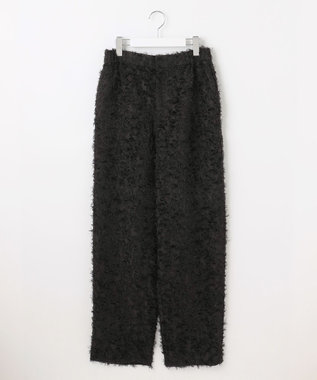 自由区 【SHIHOさん着用】カットジャカード パンツ ブラック