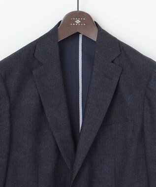 JOSEPH ABBOUD 【キングサイズ・洗える/速乾/防しわ/軽量/ストレッチ/JAPANファブリック】コンフォータブルレース ジャケット ネイビー系