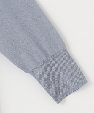 J.PRESS LADIES L 【洗える・UVケア】サマー カーディガン ダルブルー系