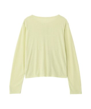 CRAFT STANDARD BOUTIQUE シャーリングカーディガン Lime Green