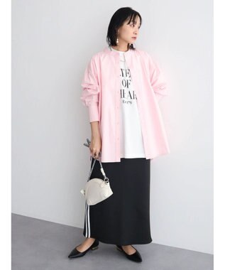 Green Parks ロゴ半袖チュニック Off White