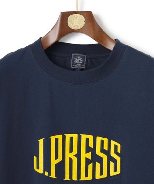 J.PRESS MEN 【J.PRESS ORIGINALS】Supima Recycle Jersey J.PRESS Logo T-shirt ネイビー系