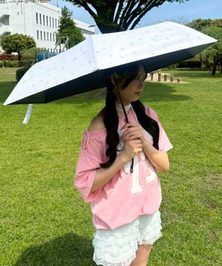 WEGO 【晴雨兼用/折りたたみ傘/日焼け対策/紫外線対策】別注PROTECT　U 柄5
