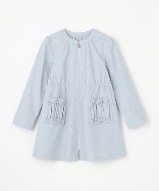 組曲 KIDS 【110-140㎝】ナチュラル スプリングコート サックスブルー系