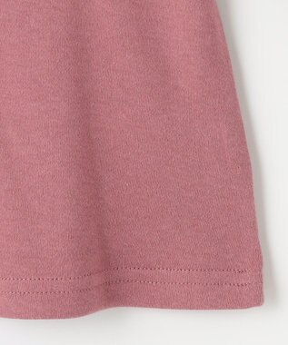 ANY KIDS 袖 レース ガーリー Ｔシャツ ローズピンク