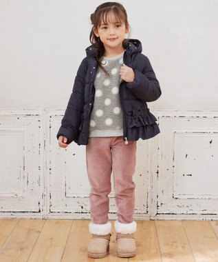 ANY KIDS ドットボアトレーナー グレー