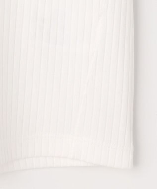 J.PRESS LADIES L 針抜きフライス クルーネック カットソー ホワイト系