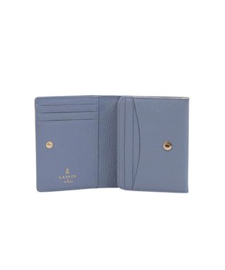 LANVIN en Bleu メラニー 二つ折りBOX財布 ペールブルー