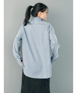AMERICAN HOLIC Ｗポケットデニムシャツ Indigo