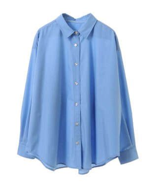 AMERICAN HOLIC イージーケアブロードシャツ Sax