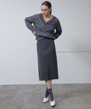 BEIGE， 【CLUEL12月号掲載】NESLE / ニット M Gray x Cafe Noir