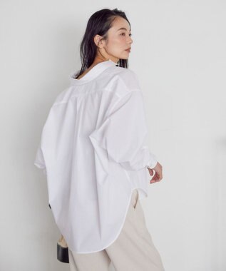 AMERICAN HOLIC イージーケアブロードシャツ Off White