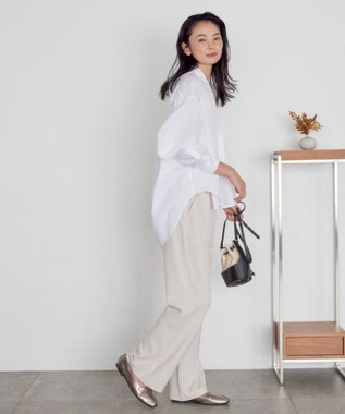 AMERICAN HOLIC イージーケアブロードシャツ Off White