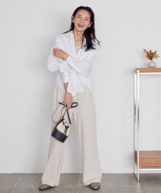 AMERICAN HOLIC イージーケアブロードシャツ Off White