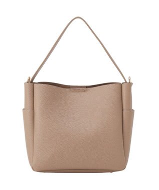 AMERICAN HOLIC 【2点セット】2WAYワンハンドルミニトート+ポーチ Gray Beige