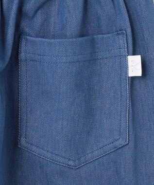 組曲 KIDS 【110-140㎝】フレア デニムパンツ サックスブルー