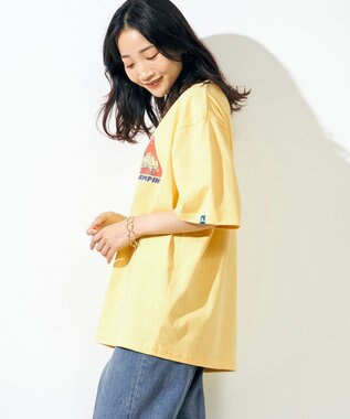 SHARE PARK MENS 【UNISEX】UVカット アートコラボTシャツ〈CAMP〉 イエロー