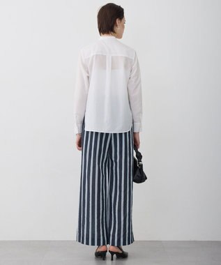 ICB 【2WAY】 セシェシルキーローン ラッフルブラウス オフホワイト