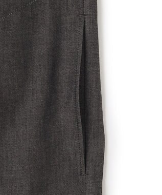 BEIGE， POMEGRANATE / ギャザーワンピース Chambray Black