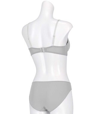 AMPHI ノンワイヤーブラ ショーツセット モールドカップを使用 自然なまるみのあるバストシルエット 【ノンワイヤーブラ＆ショーツセット】 上下セット ブラ BCC234 アンフィ／ワコール グレー