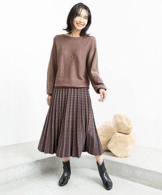 ANY 【LLサイズ有り】ソフトタッチローヒールブーツ ブラック