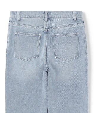 BEIGE， 【洗える】VICTOR / カットオフデニム L.Indigo