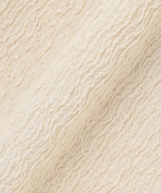 uncrave 【洗濯機洗い可】シャーリングレース スカート（uncrave WHITE） エクリュ