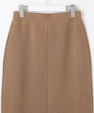 自由区 S 【カタログ掲載・セットアップ対応・洗える】スムージーニット スカート モカ