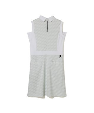 ZERO HALLIBURTON モノグラム柄ノースリーブワンピース ZHG-W6S7b 85221 ホワイト