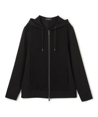 JOSEPH HOMME 【オリジナル素材 】ライトタックジャージー   ジップアップフーディー ブラック系