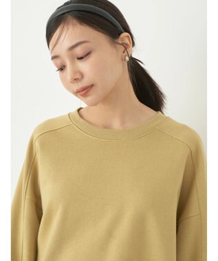 earth music&ecology 裏起毛チュニック Yellow