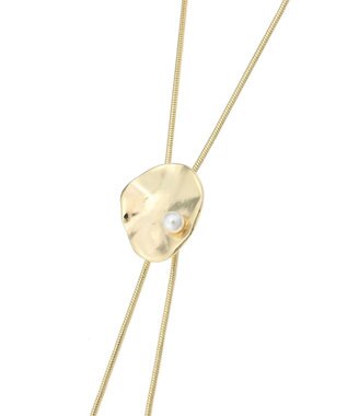 Green Parks ｅｖｅｒｙ　ｗａｌｋ．メタルポイントループタイ Gold